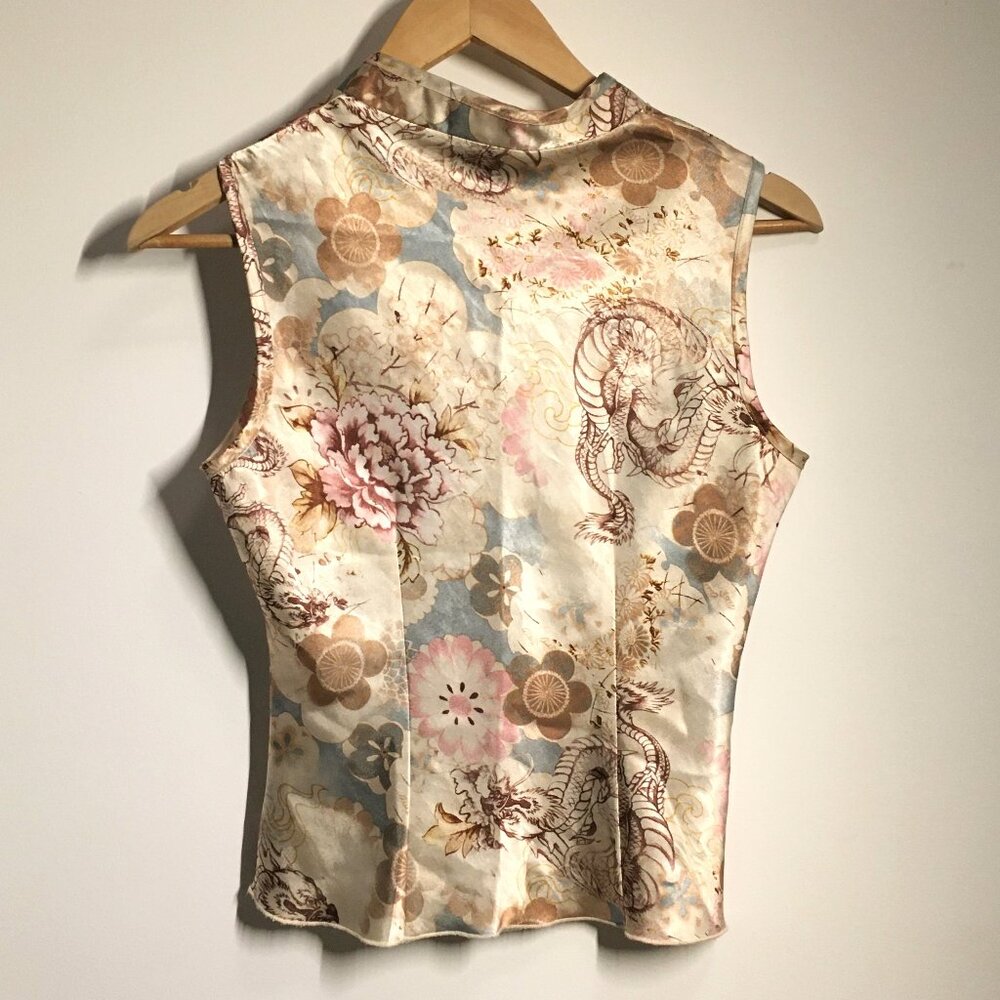 Patterned floral vest - Picture 2 of 3